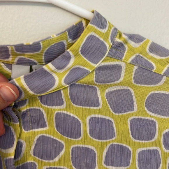 Debra seriously 100% silk Marimekko inspired print size small - Picture 6 of 9